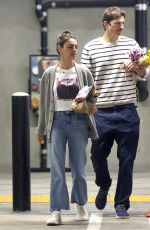 MILA KUNIS anf Ashton Kutcher Out in Los Angeles 05/24/2019