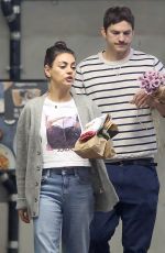 MILA KUNIS anf Ashton Kutcher Out in Los Angeles 05/24/2019