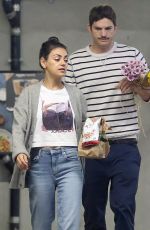 MILA KUNIS anf Ashton Kutcher Out in Los Angeles 05/24/2019