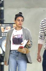 MILA KUNIS anf Ashton Kutcher Out in Los Angeles 05/24/2019