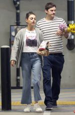 MILA KUNIS anf Ashton Kutcher Out in Los Angeles 05/24/2019