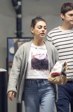 MILA KUNIS anf Ashton Kutcher Out in Los Angeles 05/24/2019