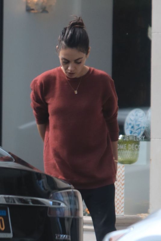 MILA KUNIS Out for Lunch in Beverly Hills 05/04/2019