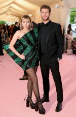 MILEY CYRUS at 2019 Met Gala in New York 05/06/2019