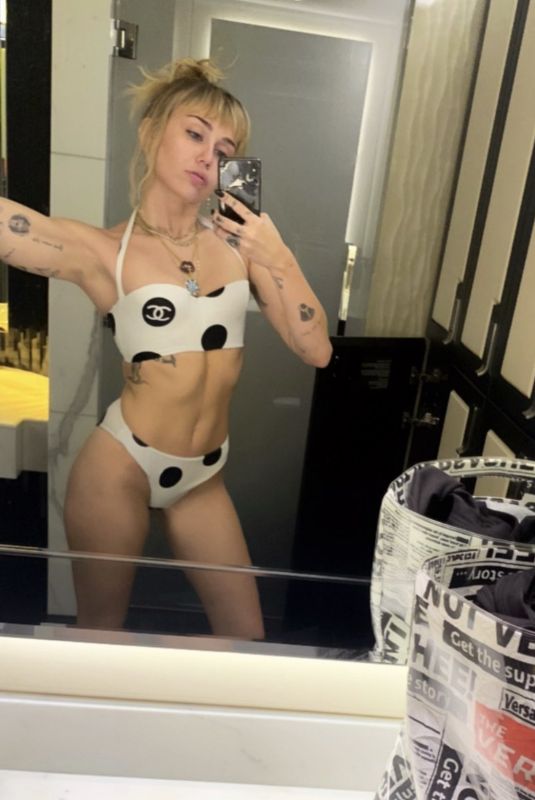 MILEY CYRUS in Bikini - Instagram Picture 05/28/2019