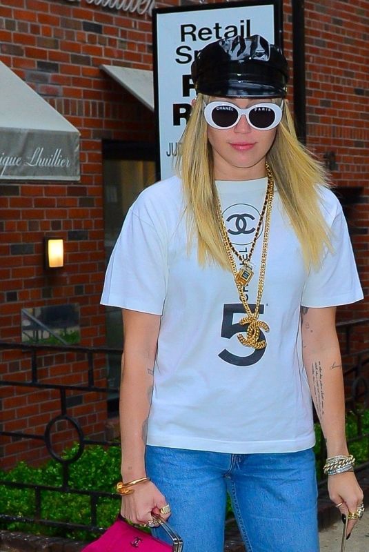 MILEY CYRUS Out and About in New York 05/09/2019