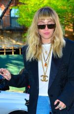 MILEY CYRUS Out and About in New York 05/15/2019