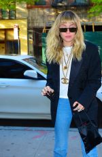 MILEY CYRUS Out and About in New York 05/15/2019