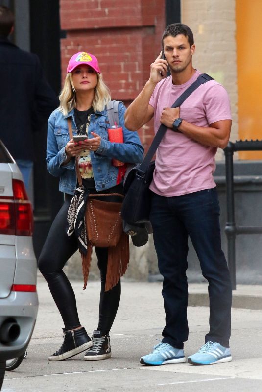 MIRANDA LAMBERT and Brendan McLoughlin Leaves Their Apartment in New York 05/15/2019