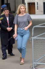 MOLLIE KING Leaves BBC Radio in London 05/05/2019