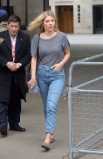 MOLLIE KING Leaves BBC Radio in London 05/05/2019