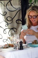 MYLEENE KLASS and CAROL VORDERMAN Out for Lunch in London 06/27/2019