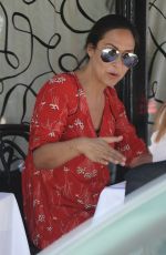 MYLEENE KLASS and CAROL VORDERMAN Out for Lunch in London 06/27/2019