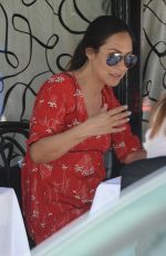 MYLEENE KLASS and CAROL VORDERMAN Out for Lunch in London 06/27/2019