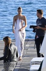 NADINE LEOPOLD at a Photoshoot in Cannes 05/15/2019