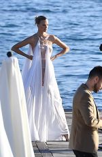 NADINE LEOPOLD at a Photoshoot in Cannes 05/15/2019
