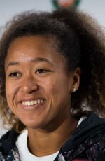 NAOMI OSAKA at Press Conference at Roland Garros French Open Tournament in Paris 05/24/2019