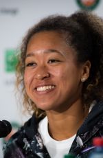 NAOMI OSAKA at Press Conference at Roland Garros French Open Tournament in Paris 05/24/2019