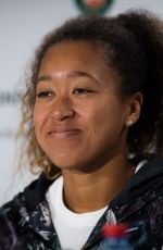 NAOMI OSAKA at Press Conference at Roland Garros French Open Tournament in Paris 05/24/2019