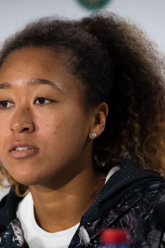 NAOMI OSAKA at Press Conference at Roland Garros French Open Tournament in Paris 05/24/2019