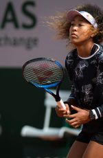 NAOMI OSAKA Practices at Roland Garros French Open Tournamet 05/24/2019