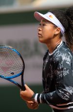 NAOMI OSAKA Practices at Roland Garros French Open Tournamet 05/24/2019