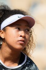 NAOMI OSAKA Practices at Roland Garros French Open Tournamet 05/24/2019