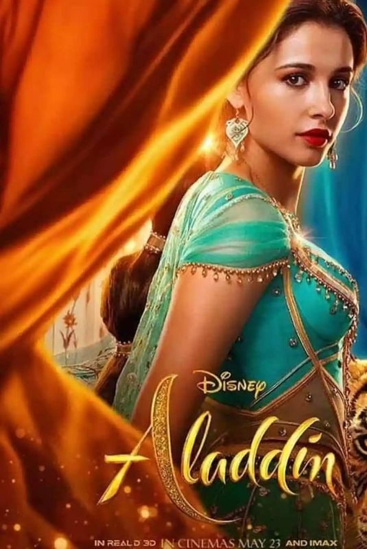 NAOMI SCOTT - Aladdin 2019, Posters and Trailer