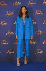 NAOMI SCOTT at Aladdin Press Conference in London 05/10/2019