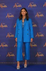 NAOMI SCOTT at Aladdin Press Conference in London 05/10/2019