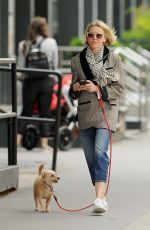 NAOMI WATTS Out with Her Dog in New York 04/30/2019