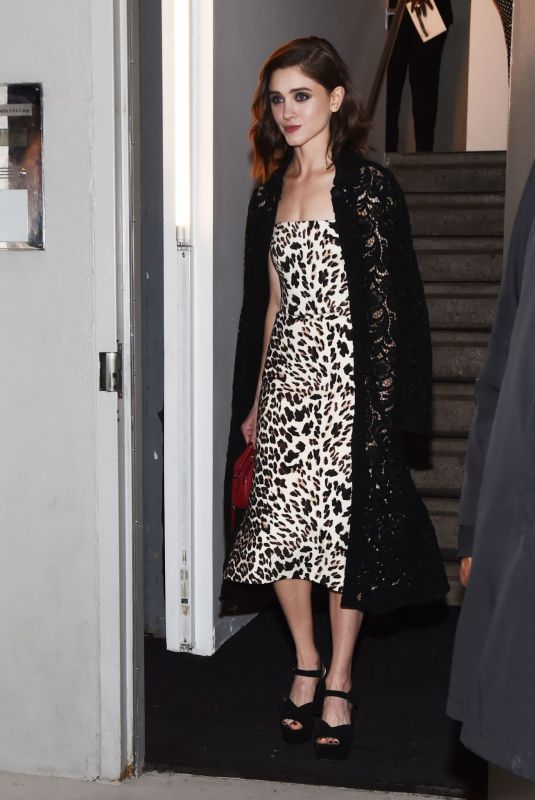 NATALIA DYER at Prada Resort 2020 Fashion Show in New York 05/02/2019