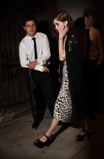 NATALIA DYER Leaves Prada Fashion Show in New York 05/02/2019