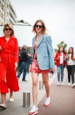 NATALIA VODIANOVA Out on Croisette at Cannes Film Festival 05/19/2019