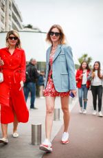 NATALIA VODIANOVA Out on Croisette at Cannes Film Festival 05/19/2019