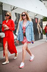 NATALIA VODIANOVA Out on Croisette at Cannes Film Festival 05/19/2019