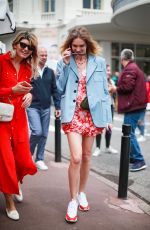 NATALIA VODIANOVA Out on Croisette at Cannes Film Festival 05/19/2019