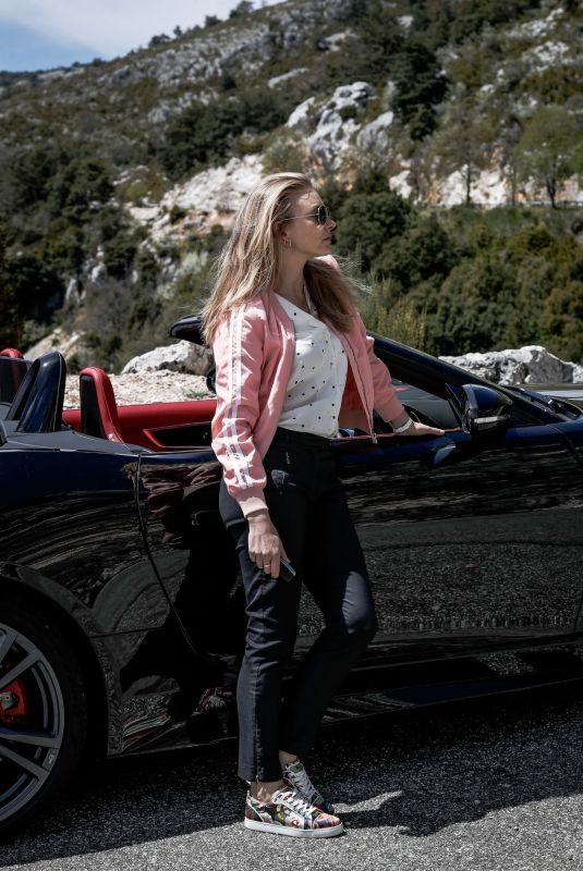 NATALIE DORMER at Jaguar Drive Nice to Monaco with David Gandy 05/09/2019