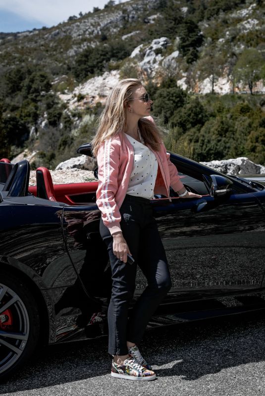 NATALIE DORMER at Jaguar Drive Nice to Monaco with David Gandy 05/09/2019