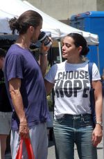 NATALIE MARTINEZ Shopping at Farmer