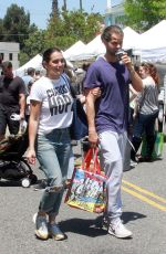 NATALIE MARTINEZ Shopping at Farmer