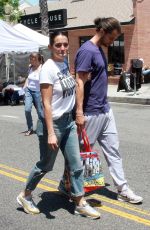 NATALIE MARTINEZ Shopping at Farmer