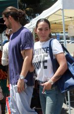 NATALIE MARTINEZ Shopping at Farmer