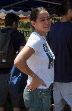 NATALIE MARTINEZ Shopping at Farmer