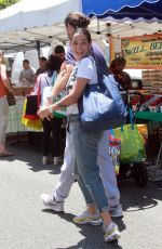 NATALIE MARTINEZ Shopping at Farmer