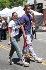 NATALIE MARTINEZ Shopping at Farmer
