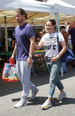NATALIE MARTINEZ Shopping at Farmer