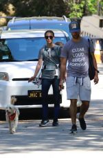 NATALIE PORTMAN and Benjamin Millepied Out with Their Dog in Los Feliz 05/29/2019