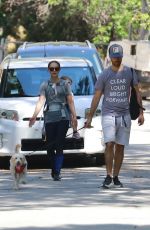 NATALIE PORTMAN and Benjamin Millepied Out with Their Dog in Los Feliz 05/29/2019
