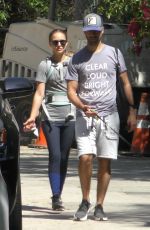 NATALIE PORTMAN and Benjamin Millepied Out with Their Dog in Los Feliz 05/29/2019